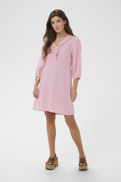 CRBellis Frill Dress Pink Nectar - 142305 - 10614764 Thumbnail