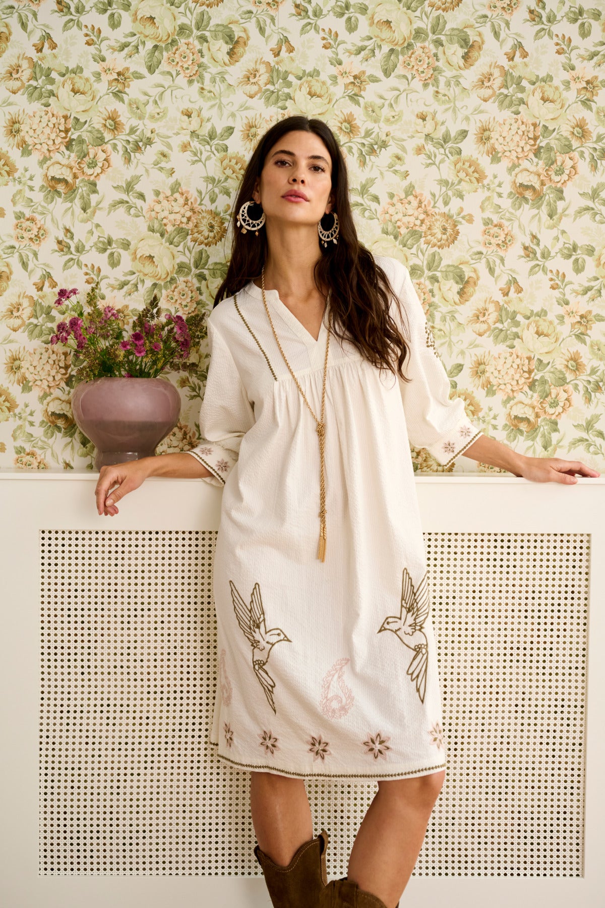 CRRosetta Dress Whisper White - 110701 - 10614774