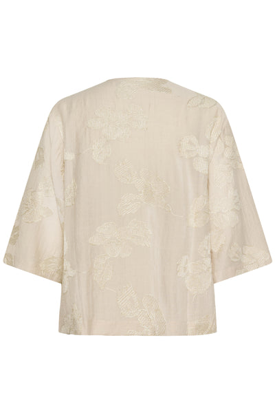 CREmilia Short Kimono Perfectly Pale Melange - 13000 - 10614786 Thumbnail