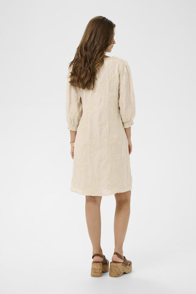 CREmilia Short Dress Perfectly Pale Melange - 13000 - 10614787 Thumbnail