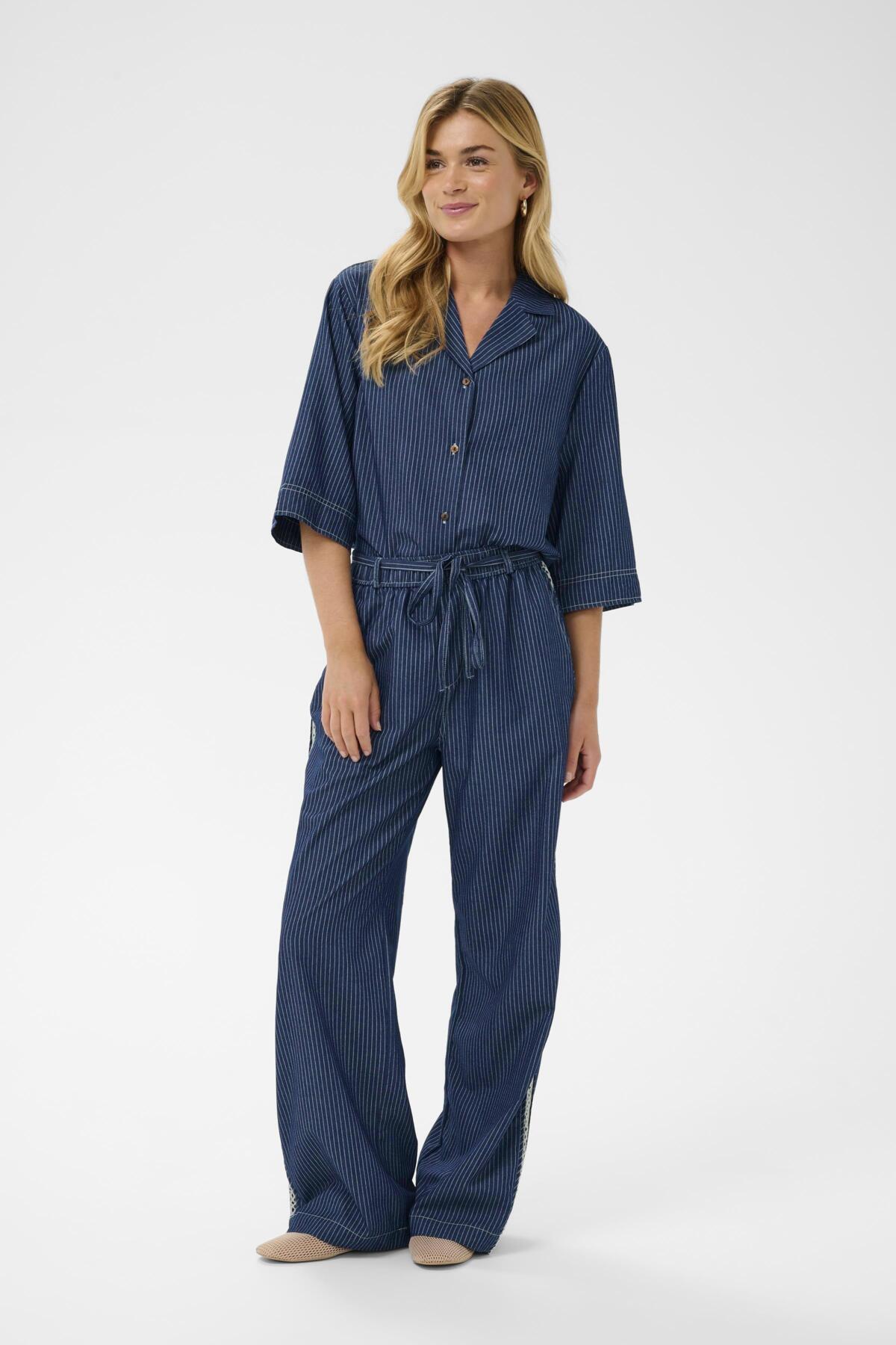 CRAgate Pant Rossland Pinstriped Denim - 10 - 10614791