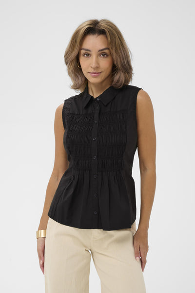 CRSilje Blouse Pitch Black - 100120 - 10614796 Thumbnail