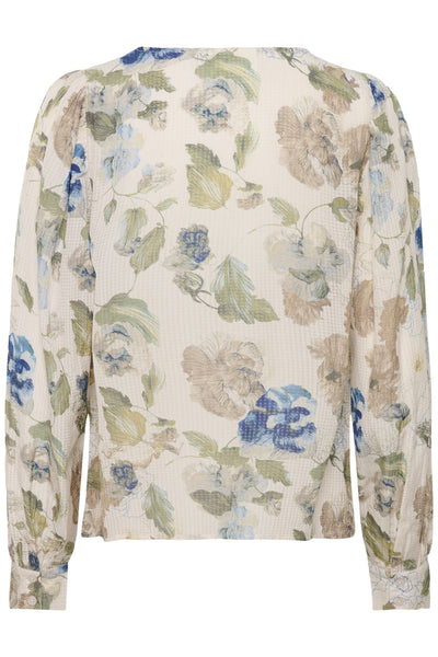 CRLucia Blouse Hailey Print with Blue - 10951 - 10614805 Thumbnail