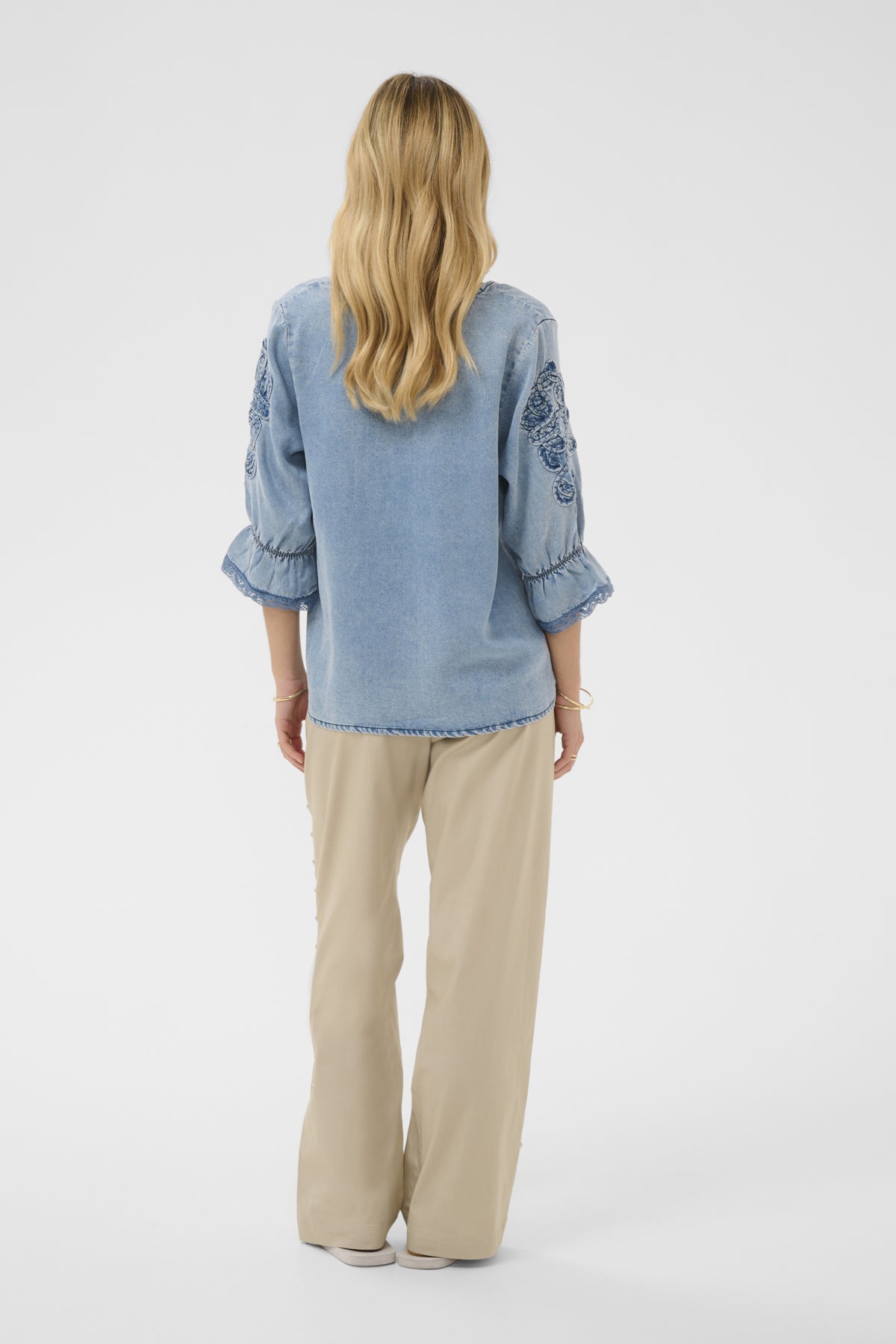 CRBella Blouse Seattle Mid Blu Denim - 108865 - 10614809