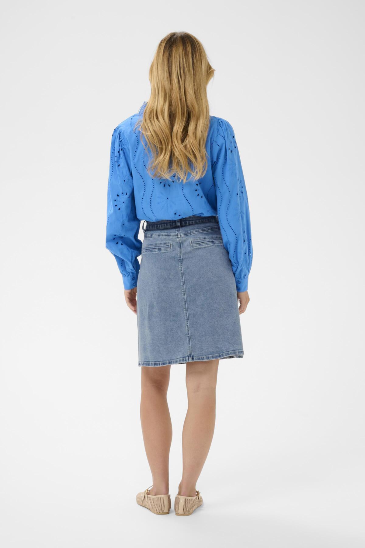 CRGrazie Denim Skirt Cambell Medium Blue Denim - 10 - 10614815