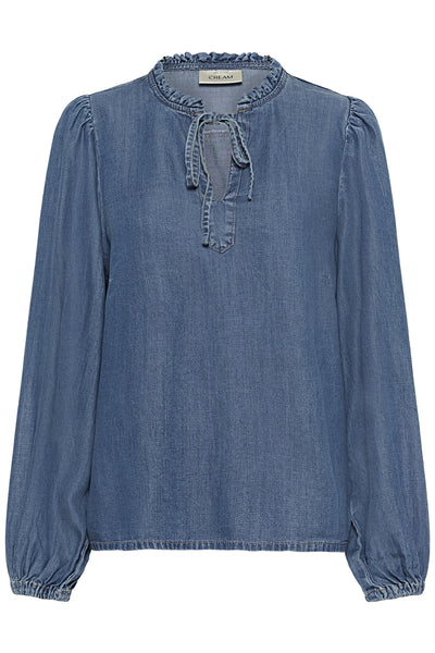 CRMolly Blouse Jaspar Blue Denim - 109128 - 10614818 Thumbnail