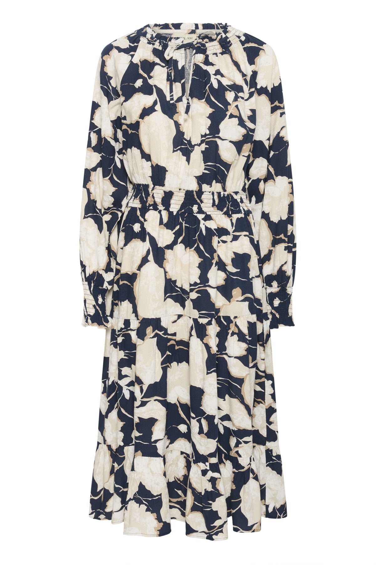 CRLucca Long Dress Navy Flower Print - 109028 - 10614834