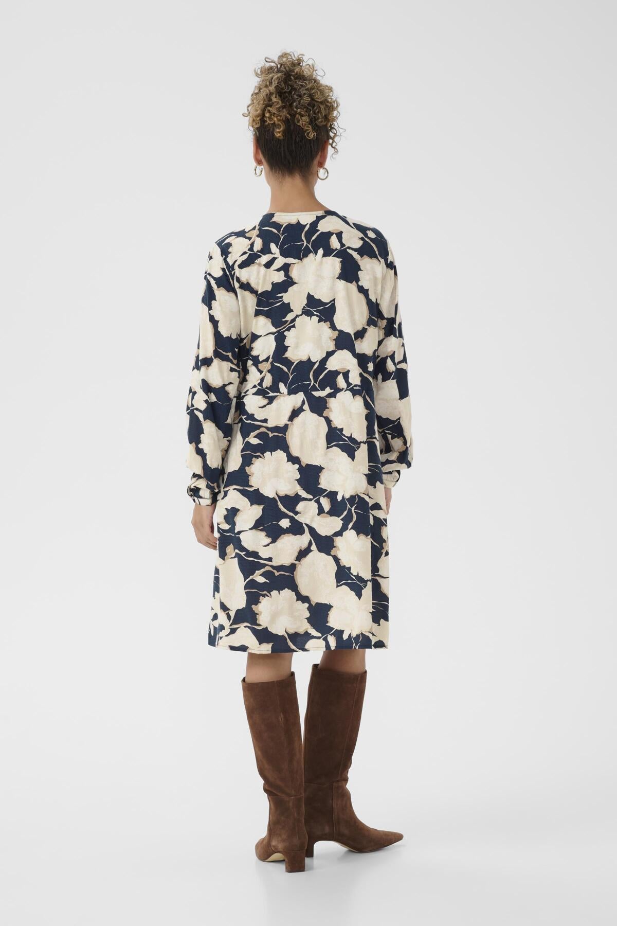 CRLucca Dress Navy Flower Print - 109028 - 10614837