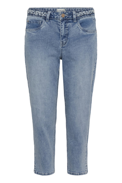 CRGrazie 3/4 Denim Brading - C Cambell Medium Blue Denim - 10 - 10614845 Thumbnail