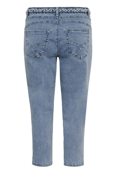 CRGrazie 3/4 Denim Brading - C Cambell Medium Blue Denim - 10 - 10614845 Thumbnail