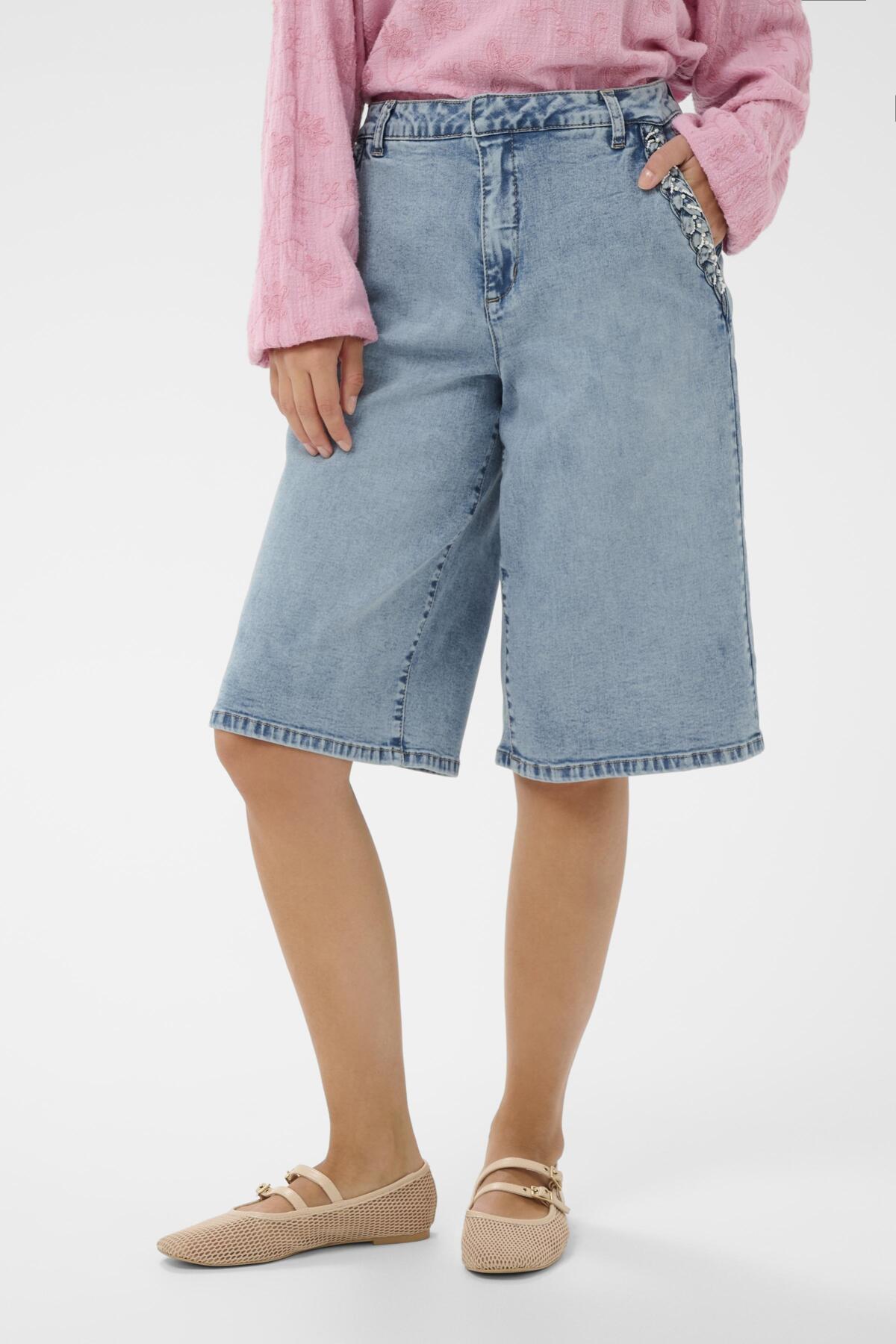 CRVisti Bermuda Shorts Duncan Medium Blue Denim - 109 - 10614848