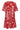 CRGianna Short Dress Red Ethnic print - 109050 - 10614857