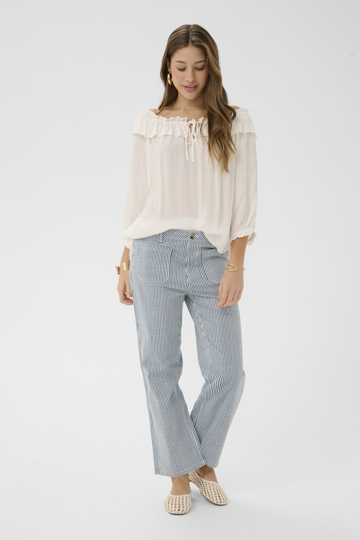CRBerta 7/8 Twill - Audrey Fit Horizon Blue Milkboy - 108999 - 10614864