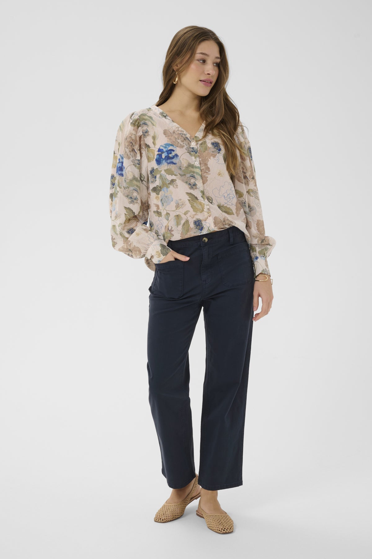 CRBerta 7/8 Twill - Audrey Fit Navy Blazer - 193923 - 10614864