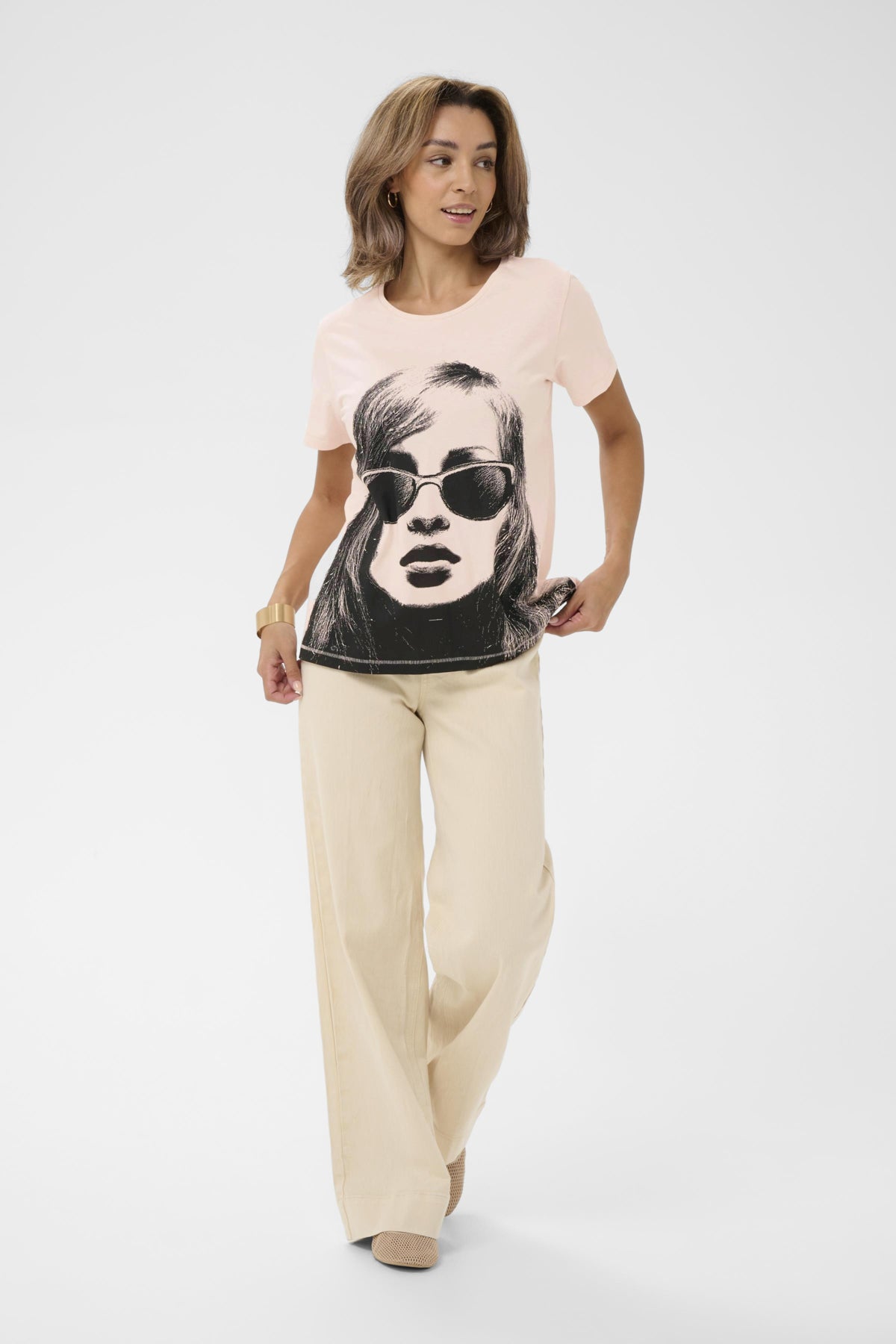 CRJoliy T-Shirt Black Sunglass Girl - 109231 - 10614869