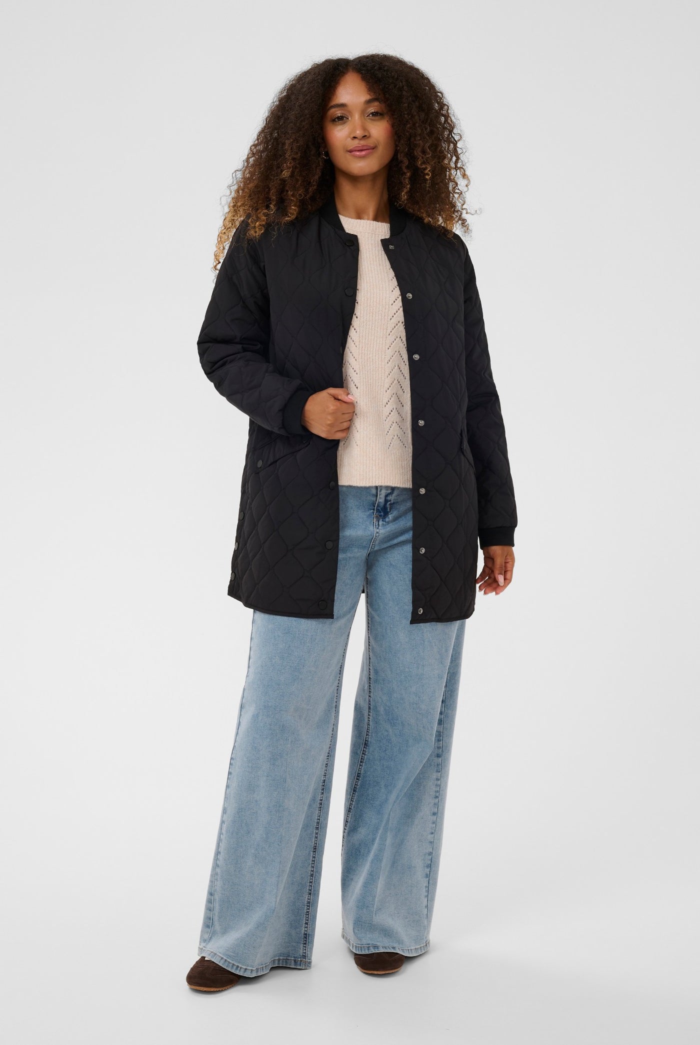 CRArwen Button Jacket Pitch Black - 100120 - 10614870