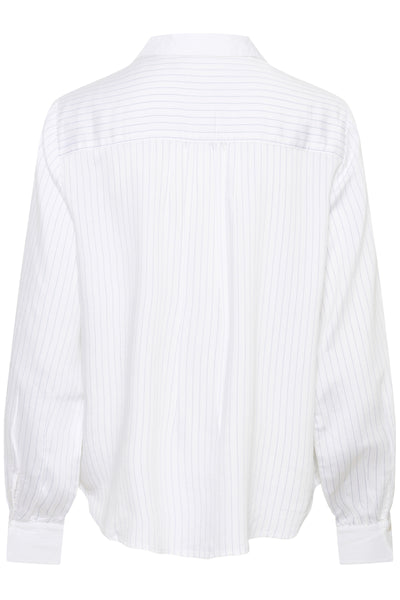 CRSilje Shirt White Blue Stripe - 109111 - 10614872 Thumbnail