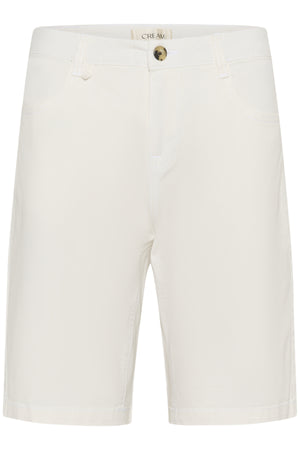 CRBerta Twill Shorts - Coco Fi Snow White - 110602 - 10614874