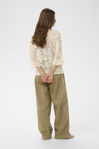 CRMira 1/2 SL  Blouse Whisper White - 110701 - 10614879 Thumbnail