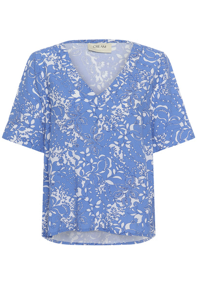 CRTiah Blouse Blue Toile - 109077 - 10614885 Thumbnail