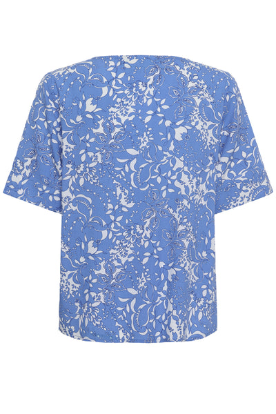 CRTiah Blouse Blue Toile - 109077 - 10614885 Thumbnail
