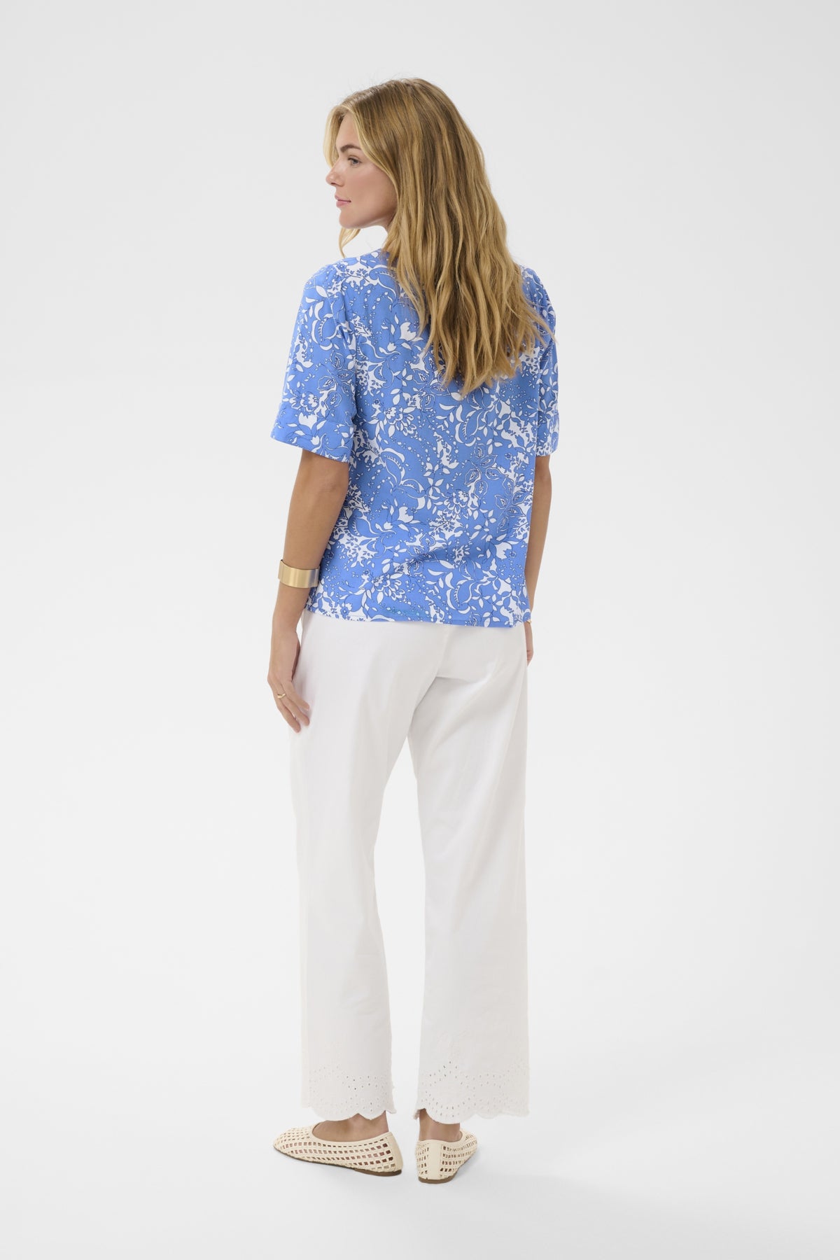 CRTiah Blouse Blue Toile - 109077 - 10614885