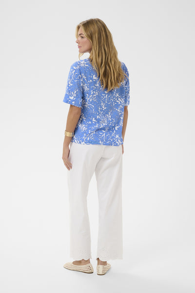 CRTiah Blouse Blue Toile - 109077 - 10614885 Thumbnail