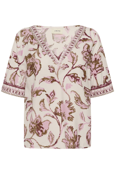 CRTiah Blouse Pink Flower - 109215 - 10614885 Thumbnail