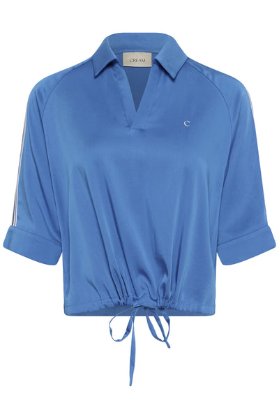 CRThea Short Blouse Palace Blue - 184043 - 10614893 Thumbnail