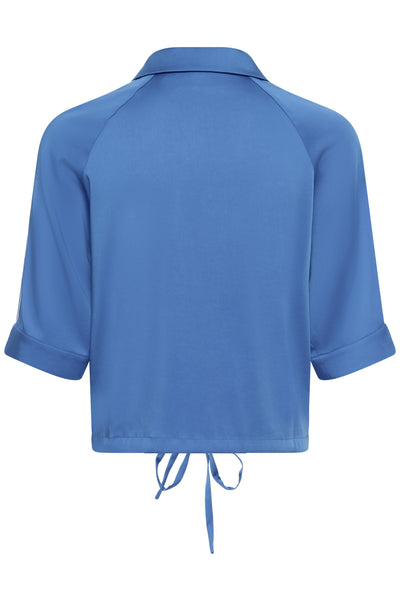 CRThea Short Blouse Palace Blue - 184043 - 10614893 Thumbnail
