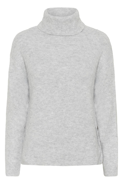 CRStarfi Knit Pullover Light Grey Melange - 100827 - 10614897 Thumbnail