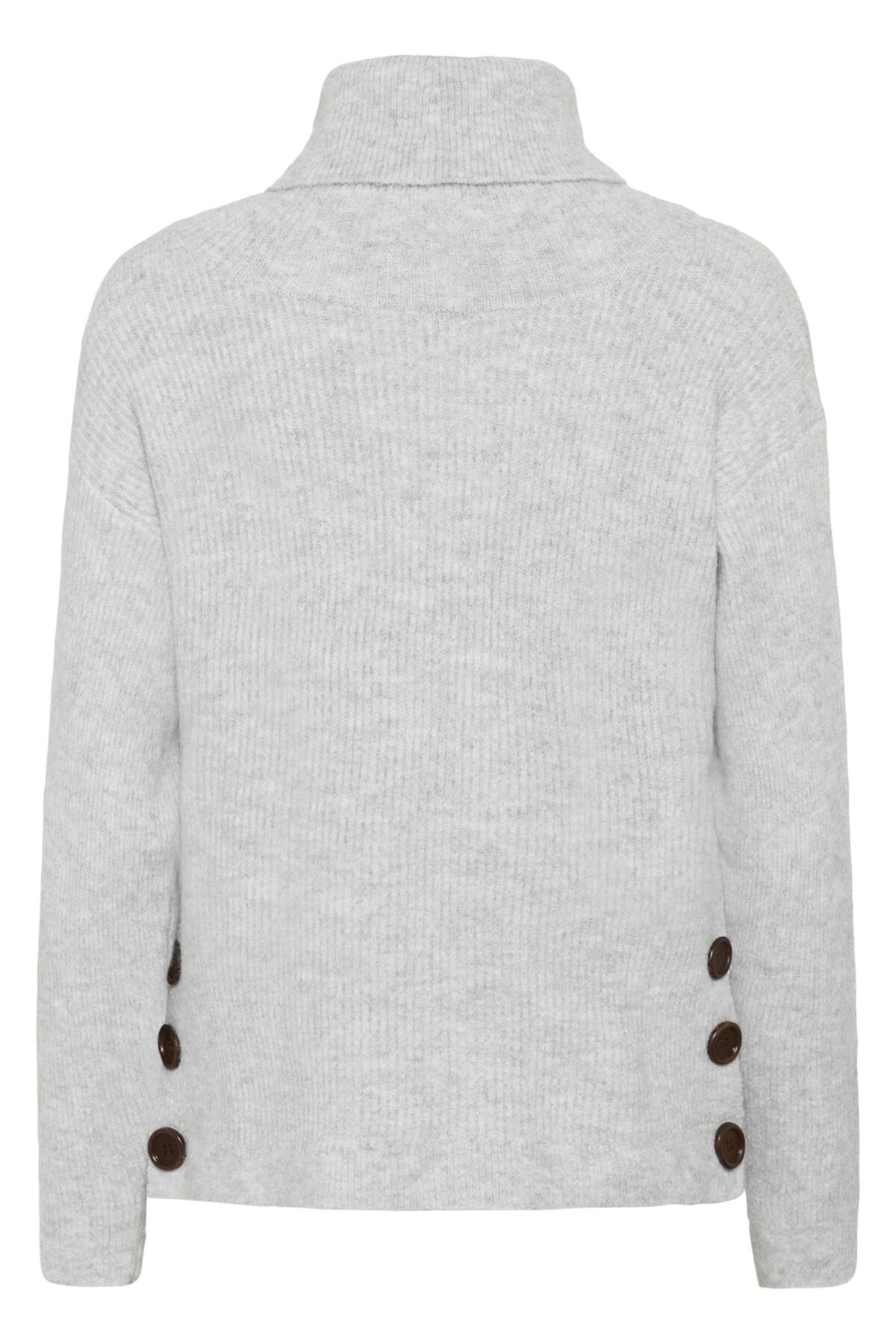CRStarfi Knit Pullover Light Grey Melange - 100827 - 10614897