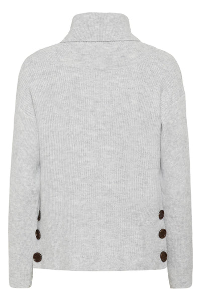CRStarfi Knit Pullover Light Grey Melange - 100827 - 10614897 Thumbnail