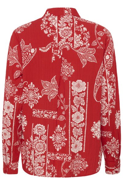 CRGianna Blouse Red Ethnic print - 109050 - 10614904 Thumbnail