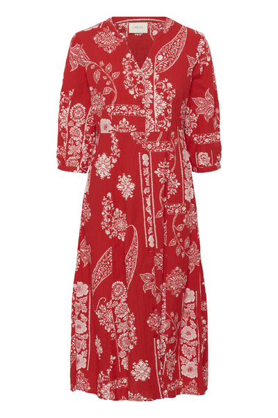 CRGianna Dress Red Ethnic print - 109050 - 10614906 Thumbnail