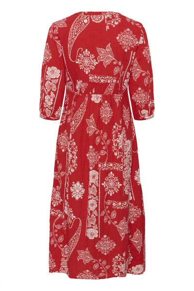 CRGianna Dress Red Ethnic print - 109050 - 10614906 Thumbnail