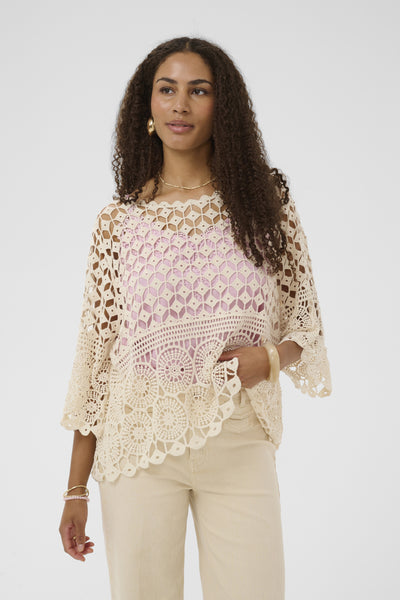 CRGina Poncho Perfectly Pale - 130003 - 10614908 Thumbnail
