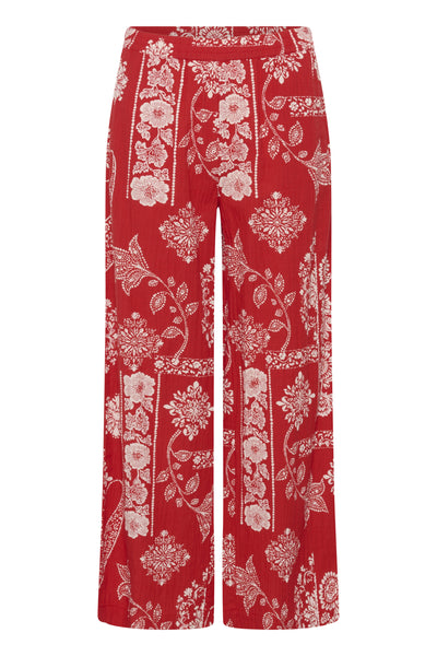 CRGianna Pant Red Ethnic print - 109050 - 10614917 Thumbnail