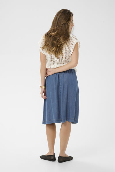 CRMolly Skirt Jaspar Blue Denim - 109128 - 10614945 Thumbnail