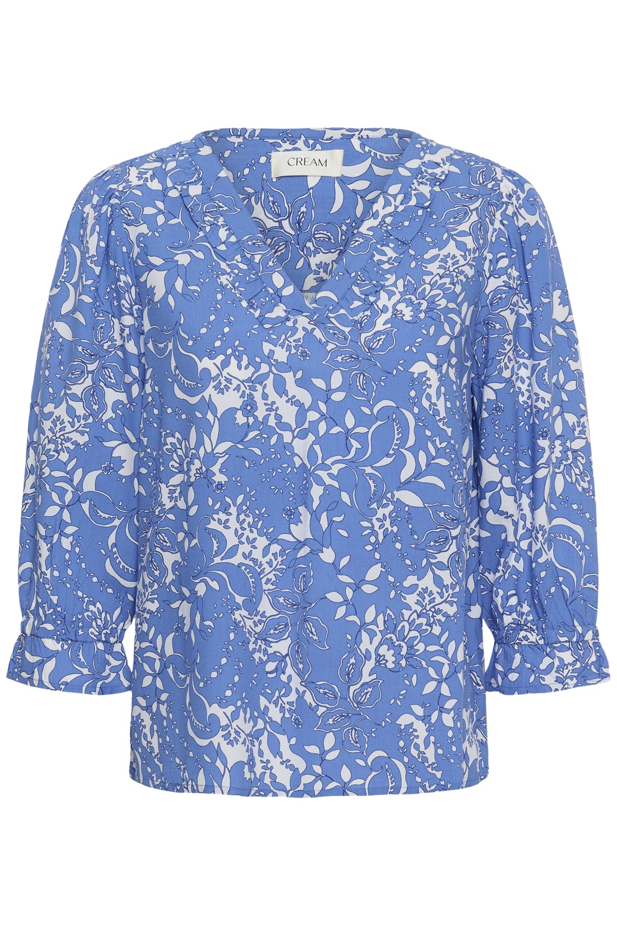 CRTiah Boho Blouse Blue Toile - 109077 - 10614948