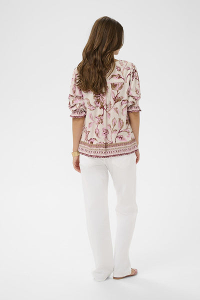 CRTiah Boho Blouse Pink Flower - 109215 - 10614948 Thumbnail