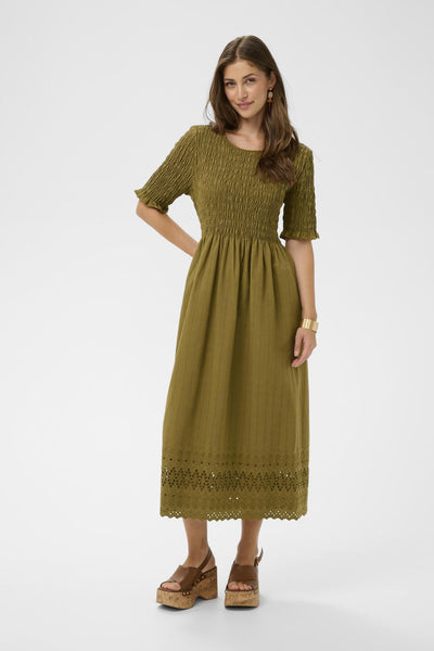 CRJana Dress Gothic Olive - 180724 - 10614958 Thumbnail