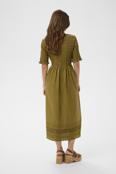 CRJana Dress Gothic Olive - 180724 - 10614958 Thumbnail