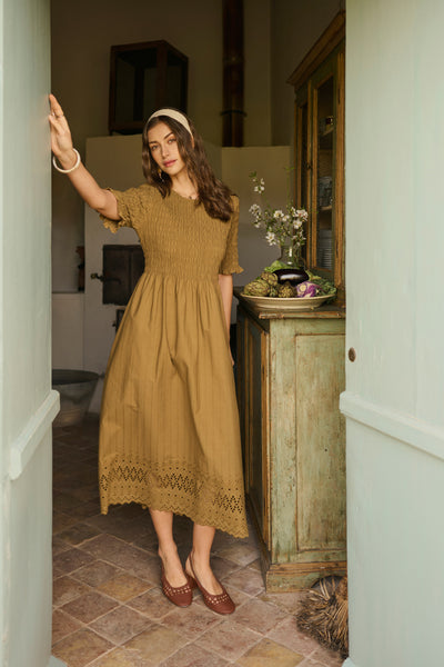 CRJana Dress Gothic Olive - 180724 - 10614958 Thumbnail
