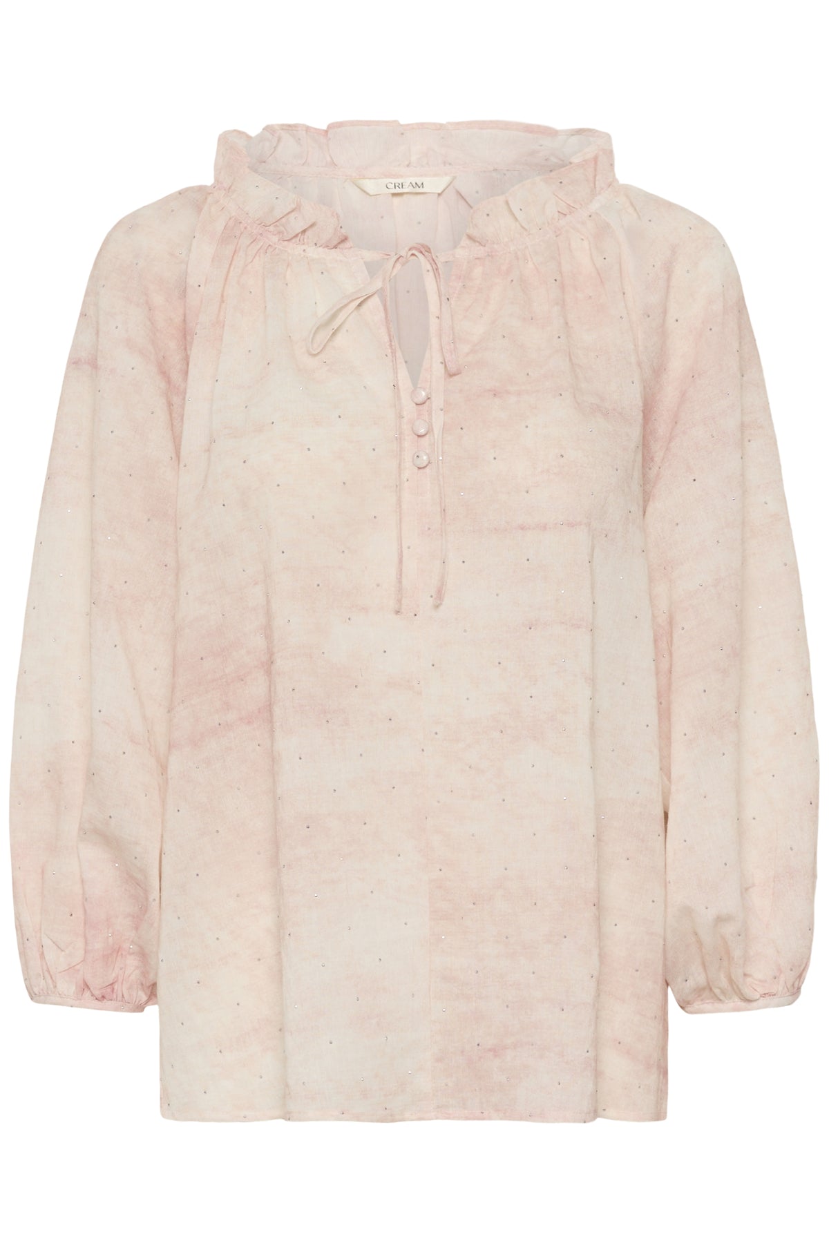 CRGitta Blouse Peach Blush Tie dye print - 10 - 10614967