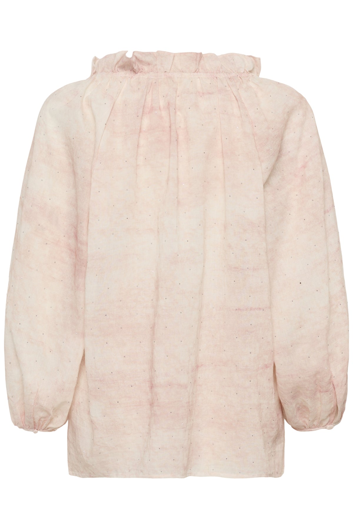 CRGitta Blouse Peach Blush Tie dye print - 10 - 10614967