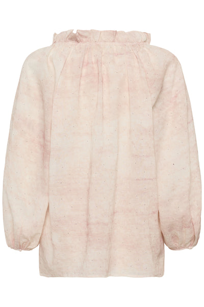 CRGitta Blouse Peach Blush Tie dye print - 10 - 10614967 Thumbnail