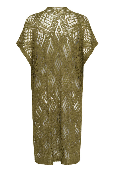 CRYda Long Vest Gothic Olive - 180724 - 10614975 Thumbnail