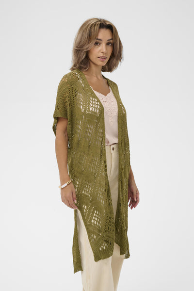CRYda Long Vest Gothic Olive - 180724 - 10614975 Thumbnail
