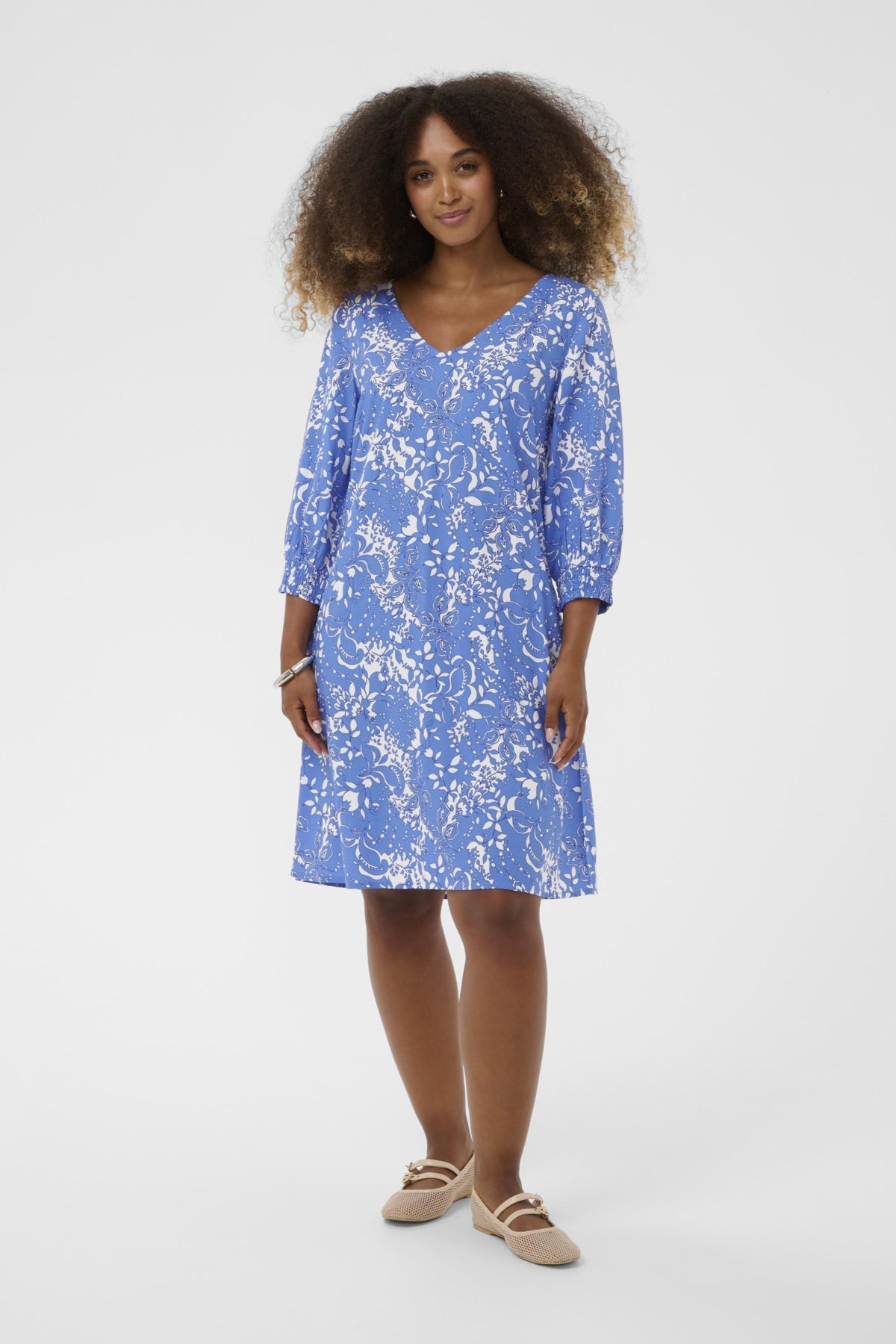 CRTiah Dress Navy Blue Toile - 109492 - 10614977